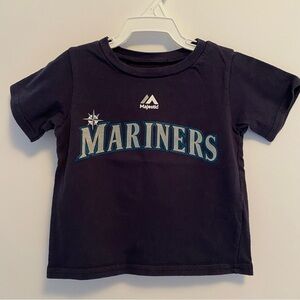 Majestic Baby Girl's Seattle Mariners Hernandez Short Sleeve T-Shirt 12 Months